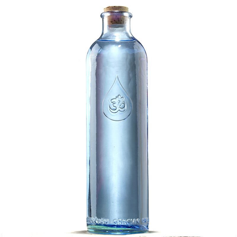 Botella vidrio reciclado 1.2 L Om Water Gratitude